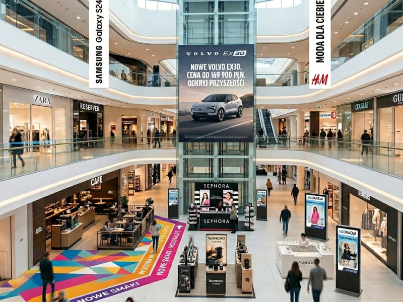 galeria-handlowa-reklama-wewnętrzna-materiały-pos-lookad-produkcja